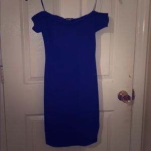 Express royal blue dress